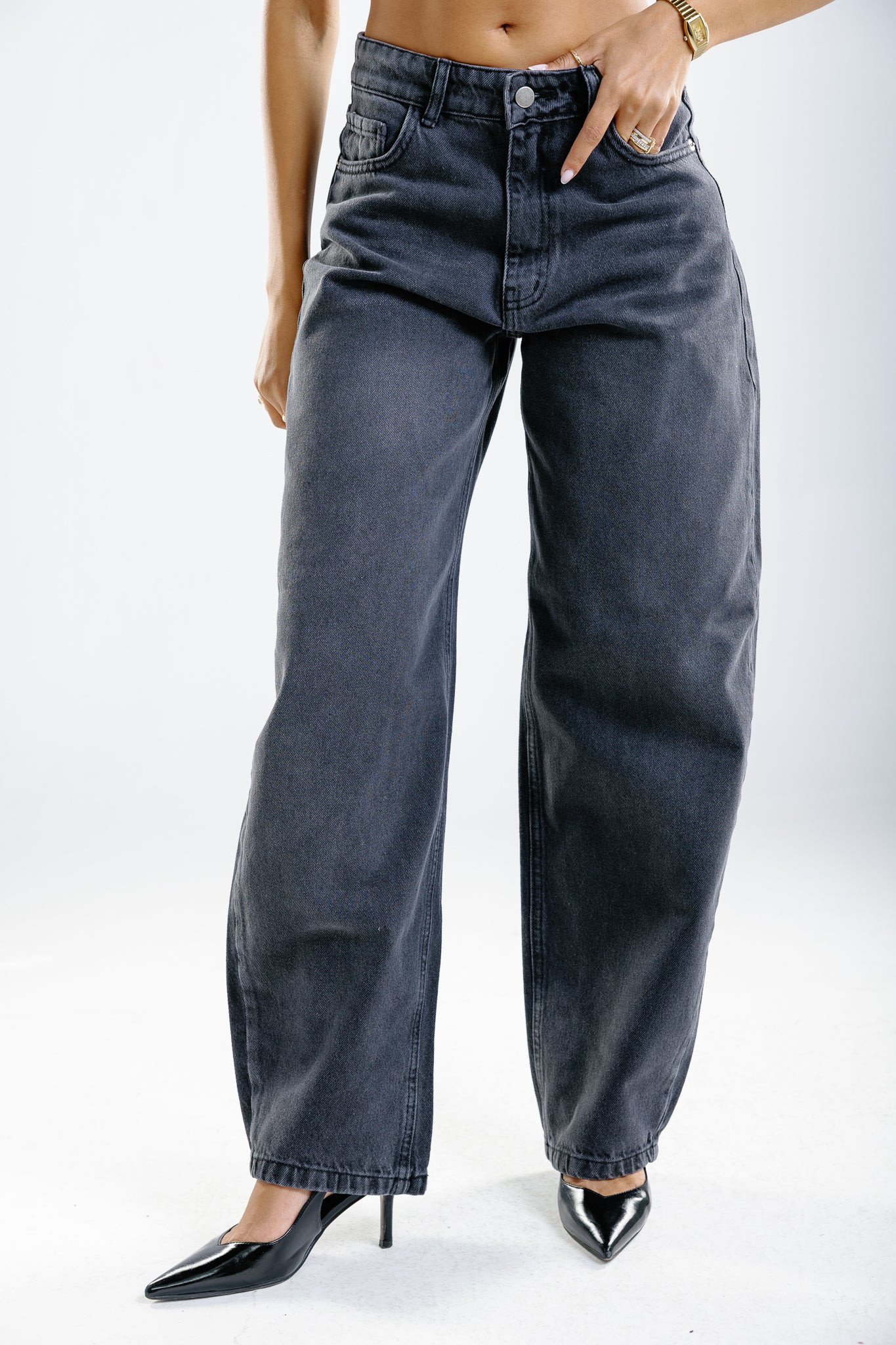 double kiss jeans greyish