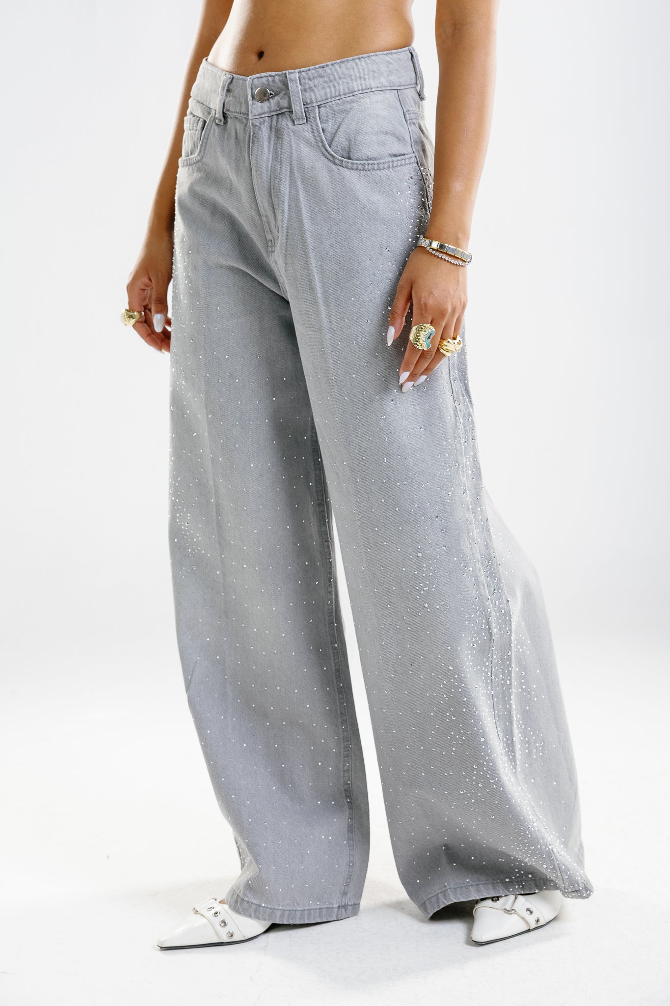Paparazzi jeans grey