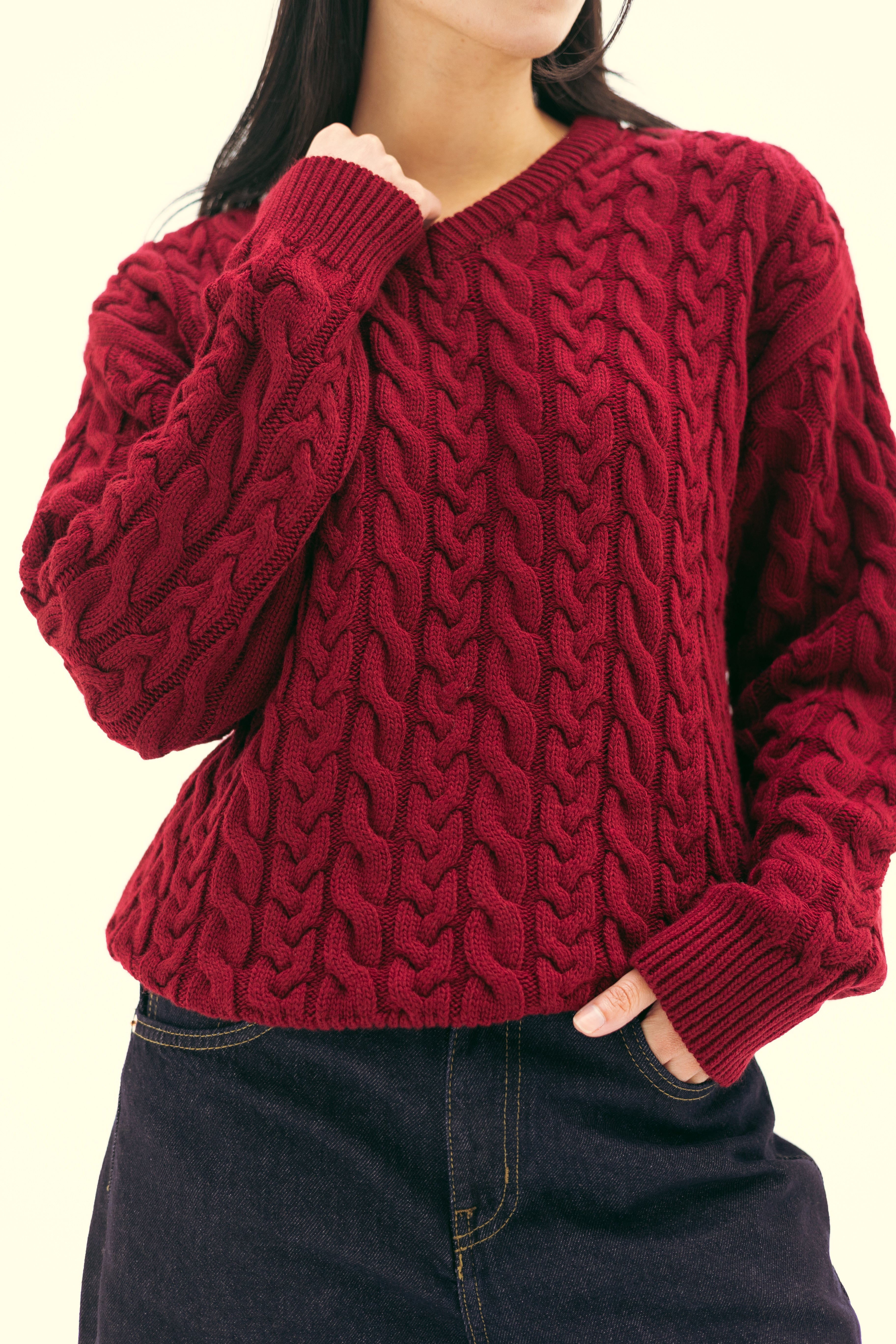 Urban Burgundy Sweater