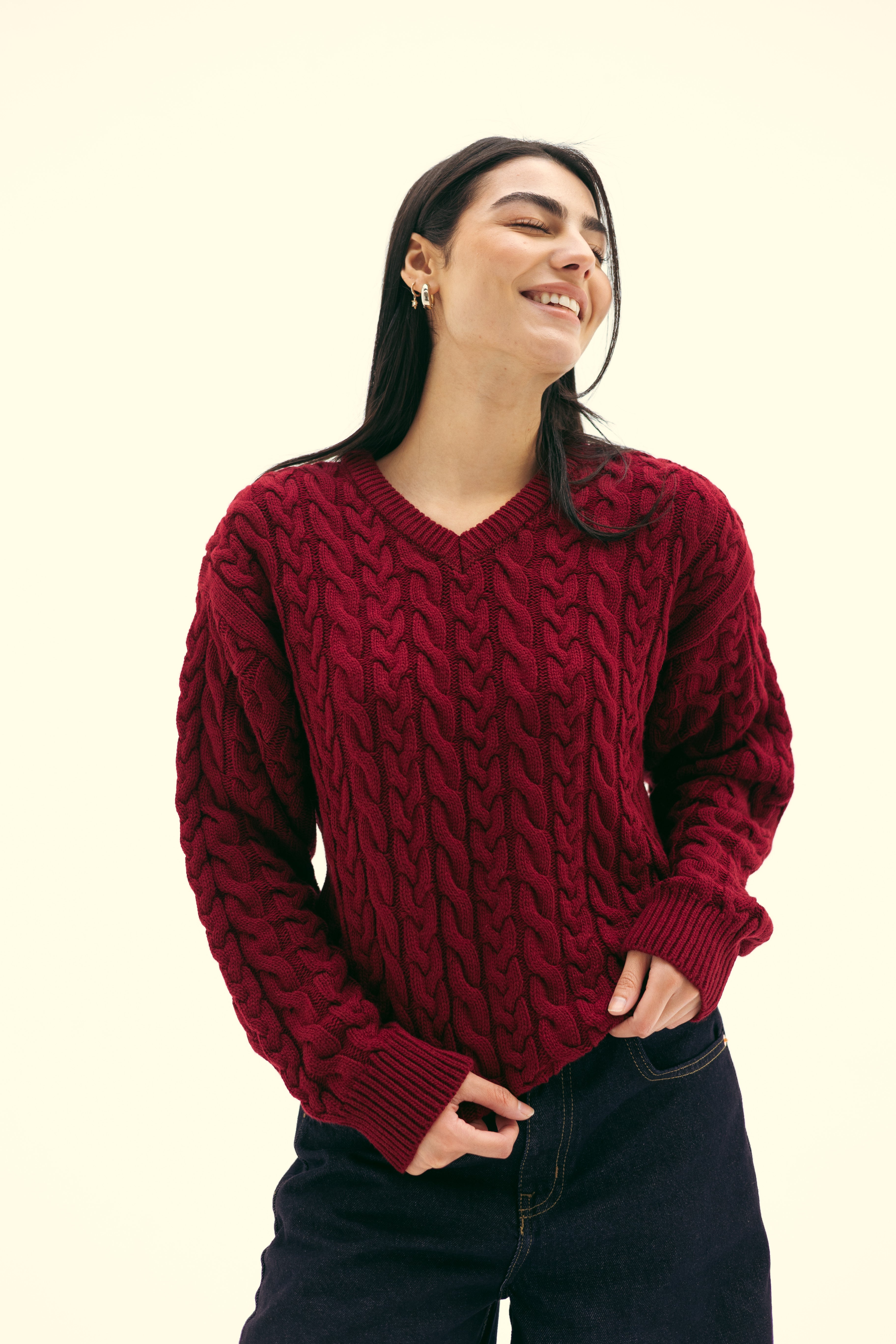 Urban Burgundy Sweater