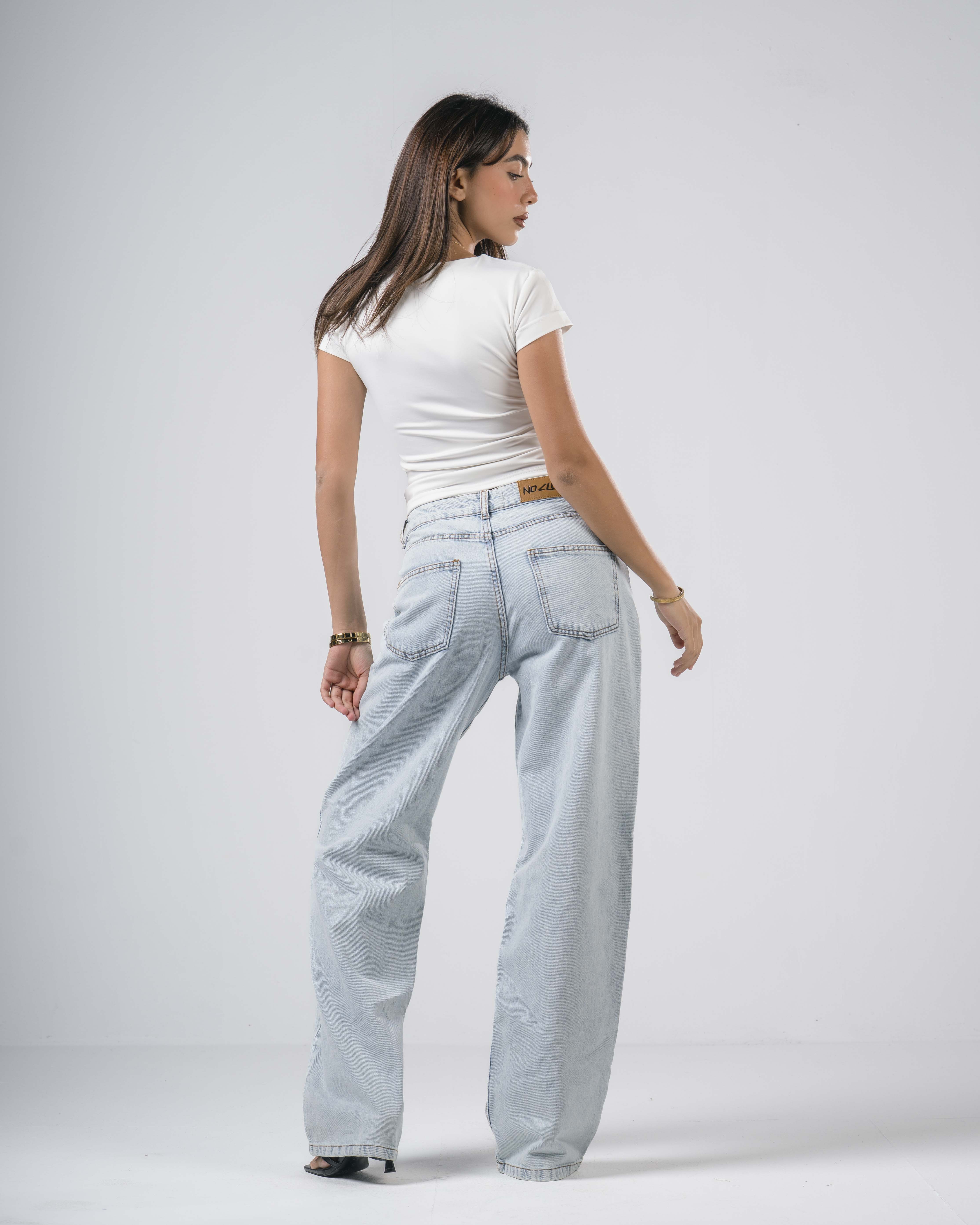 Everyday jeans snowy