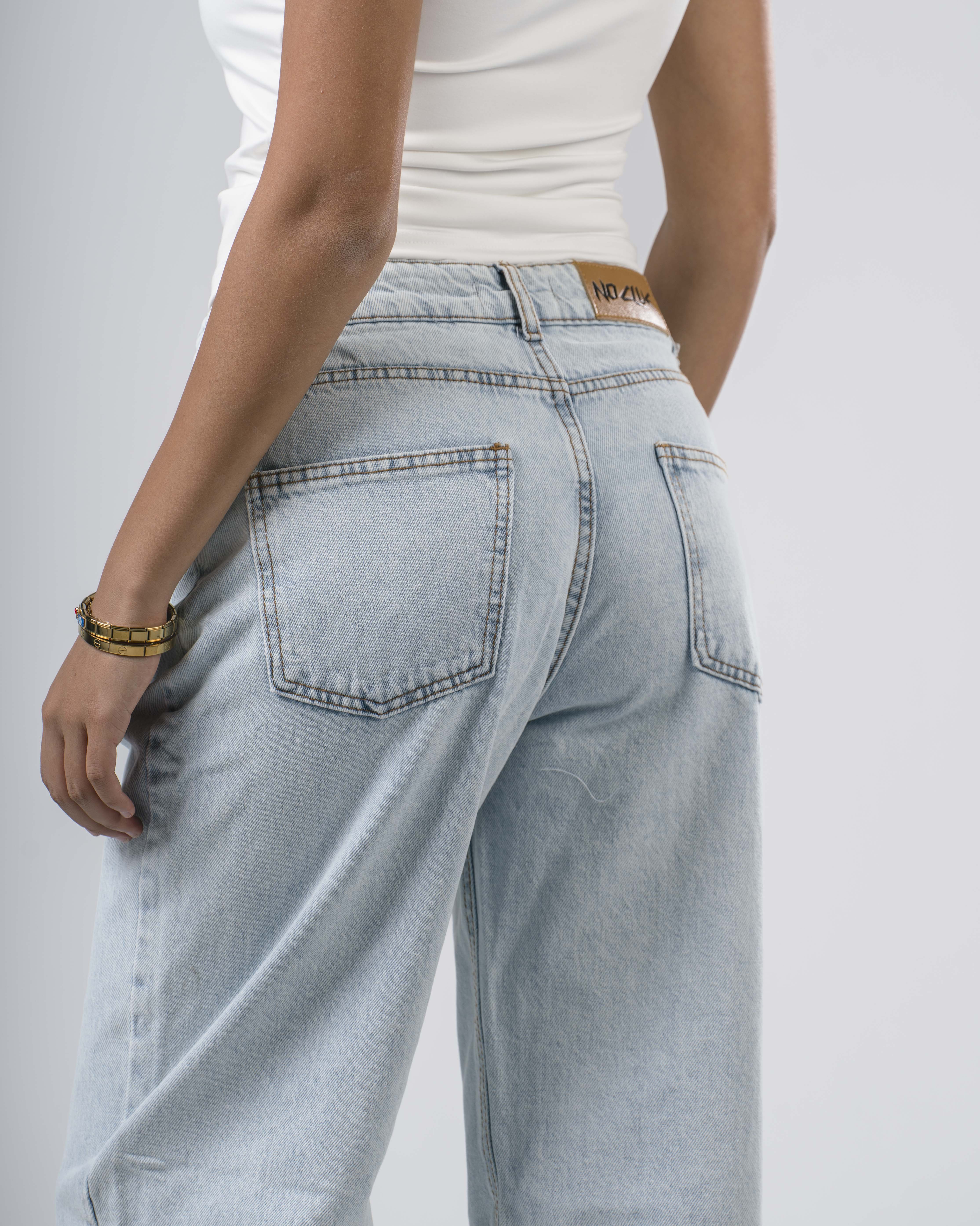 Everyday jeans snowy