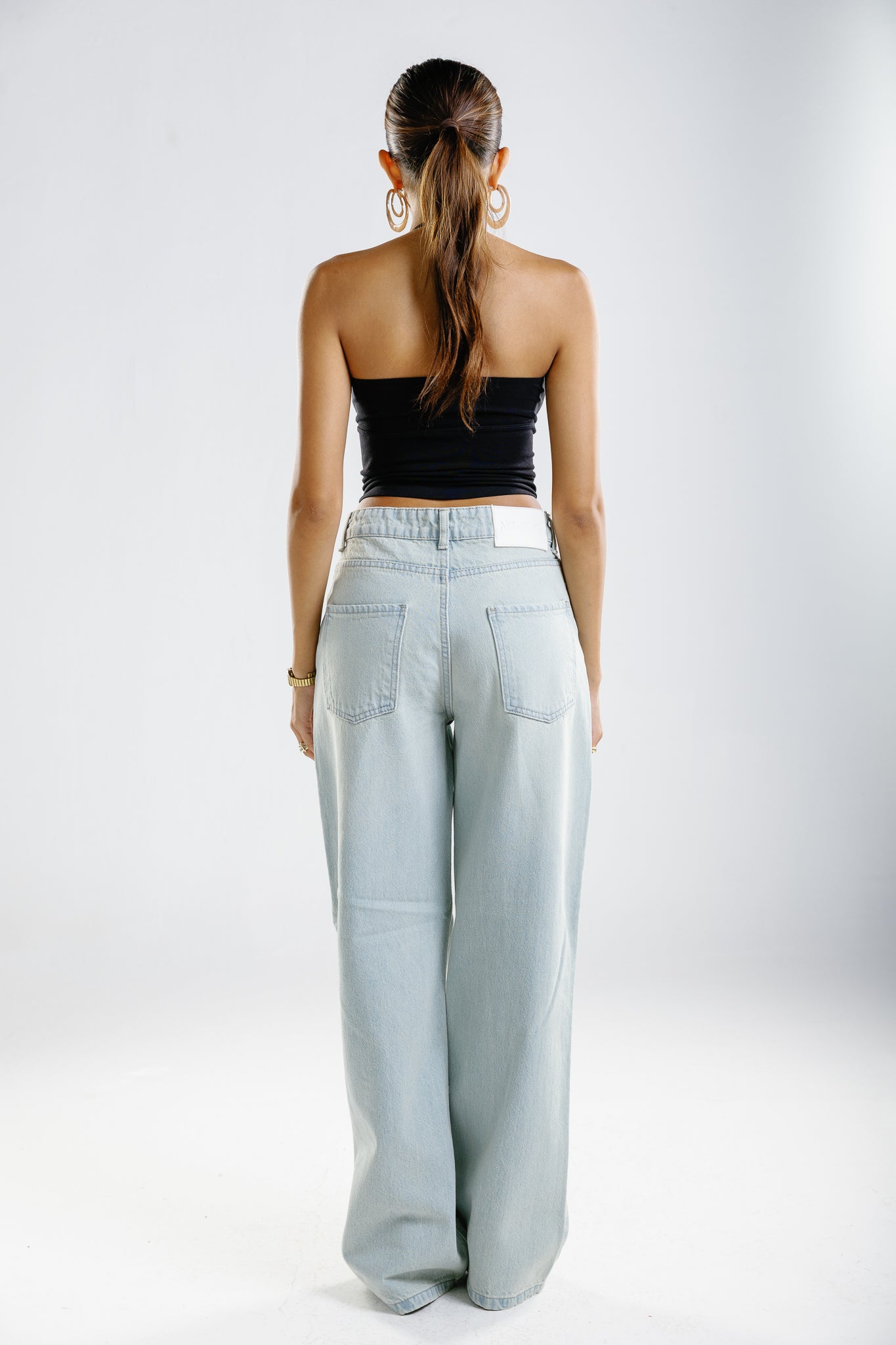 Everyday jeans snowy