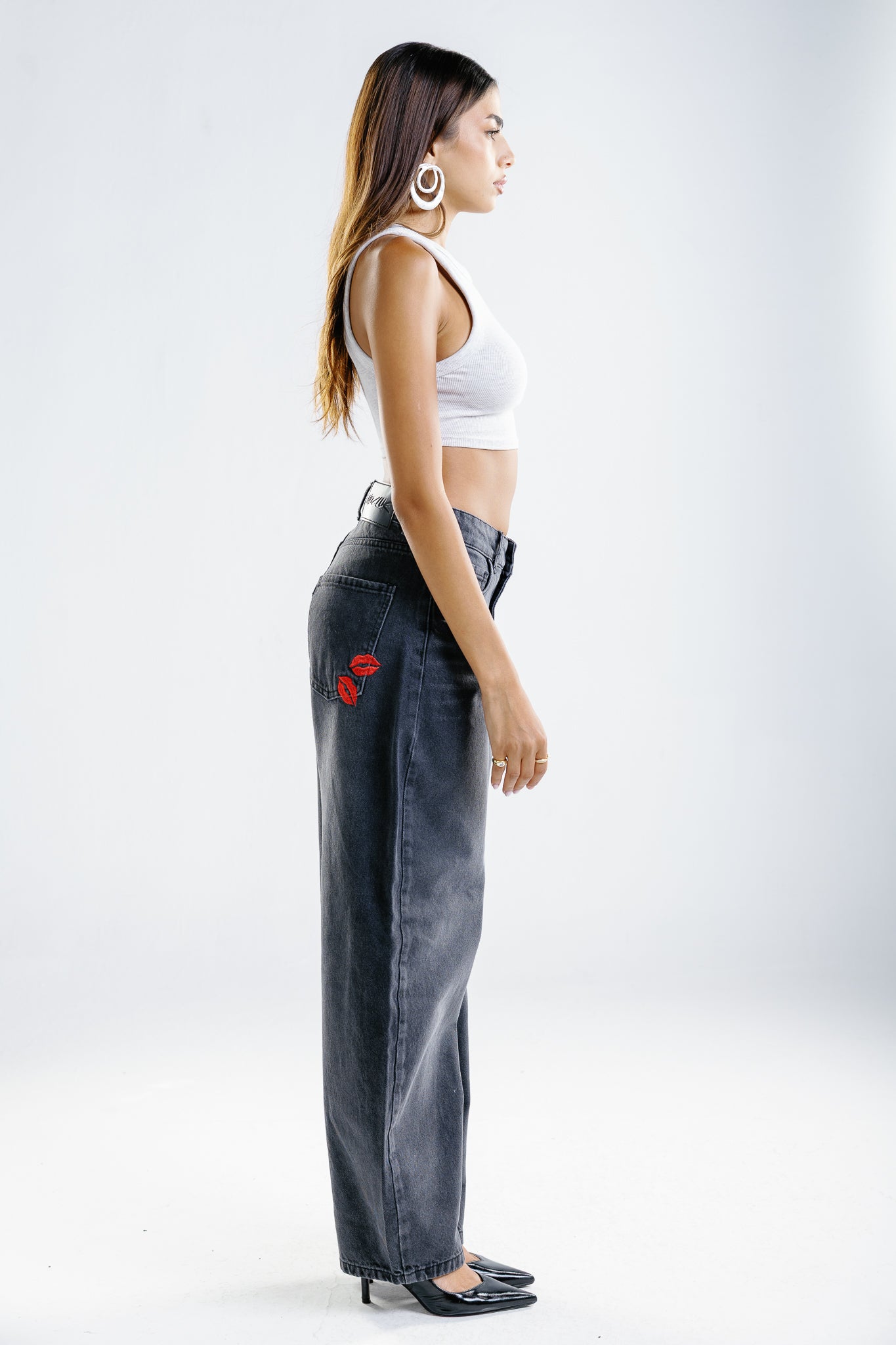 double kiss jeans greyish