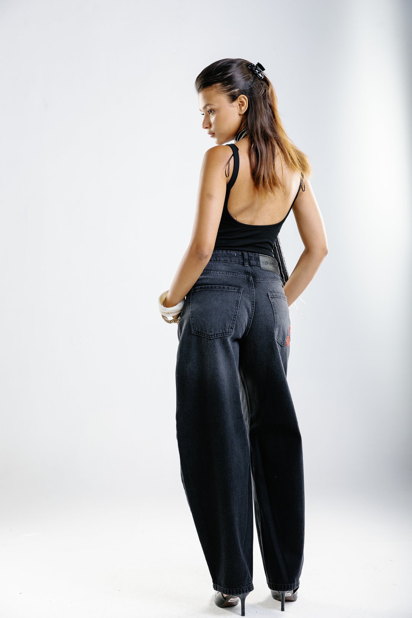 double kiss jeans black