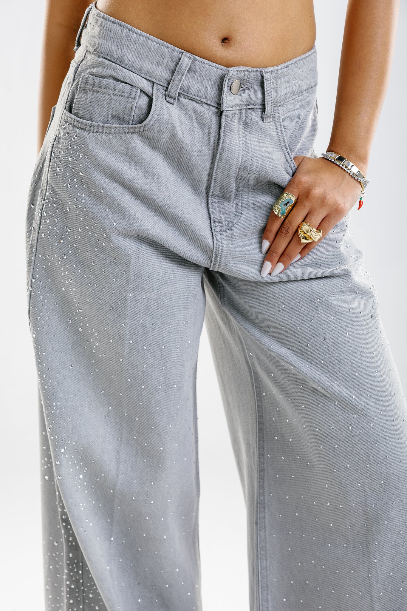 Paparazzi jeans grey