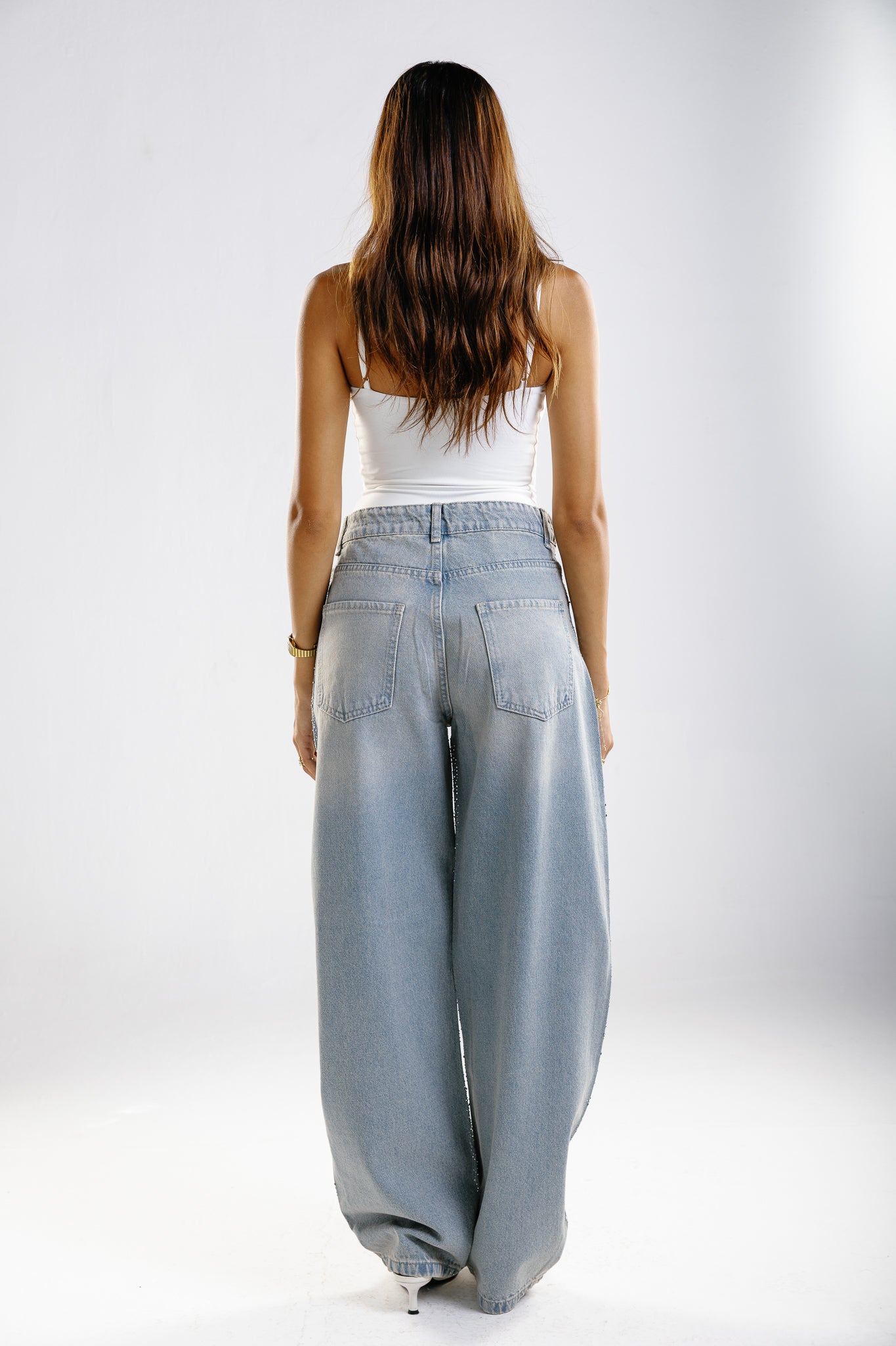 glowy jeans