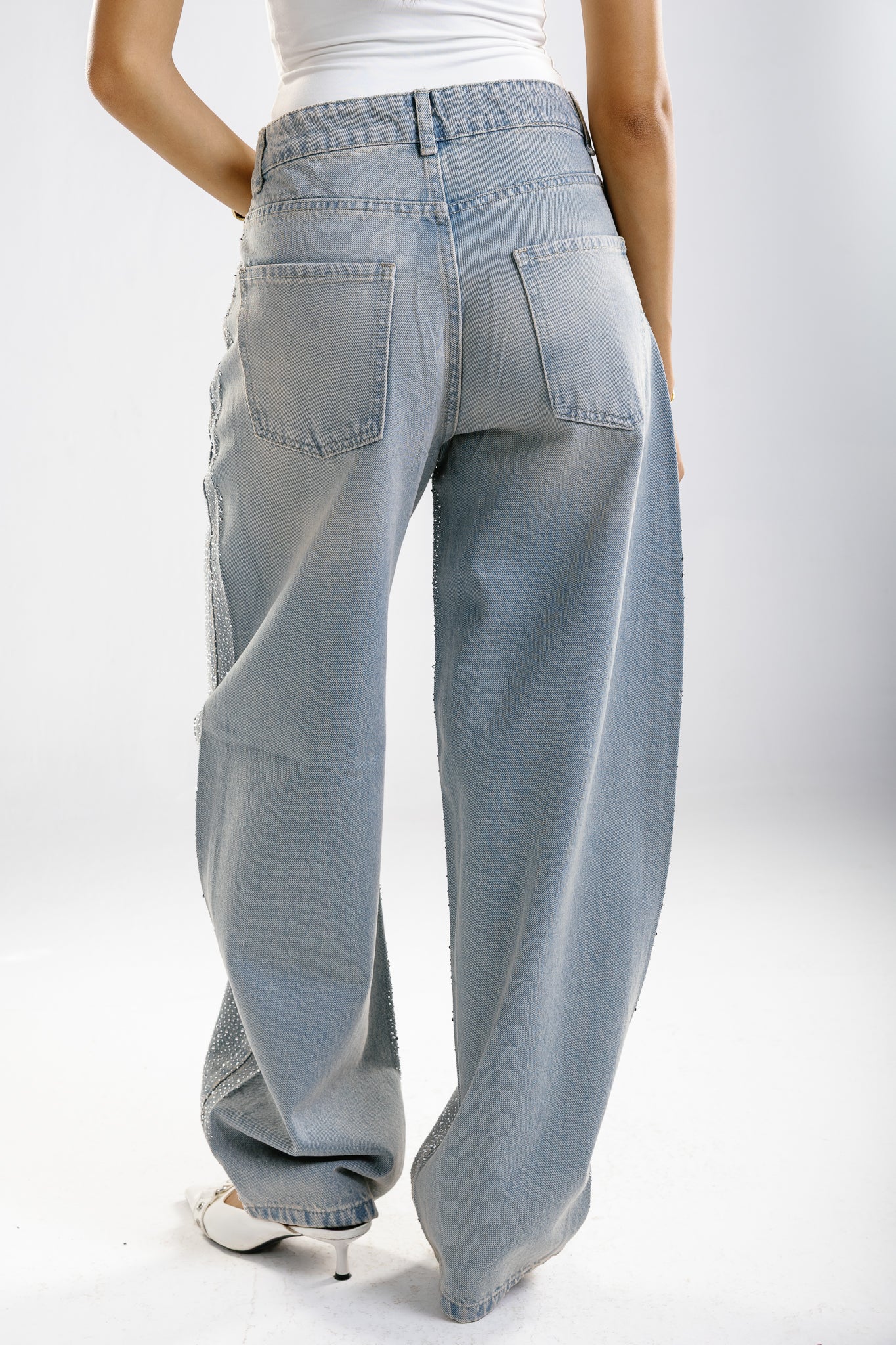 glowy jeans
