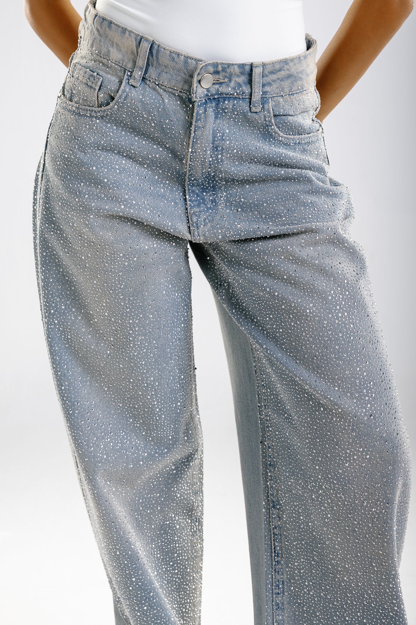 glowy jeans